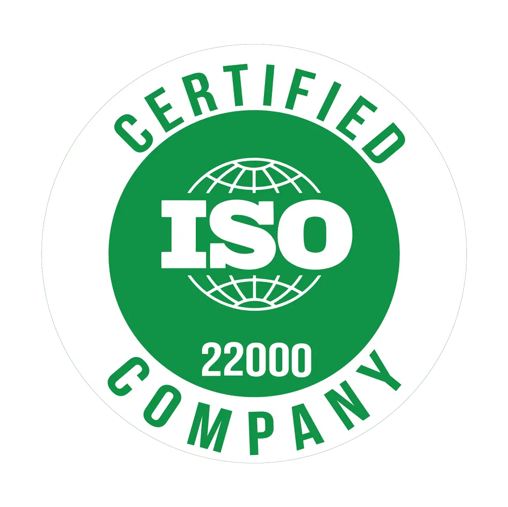 IISO 22000 Certified